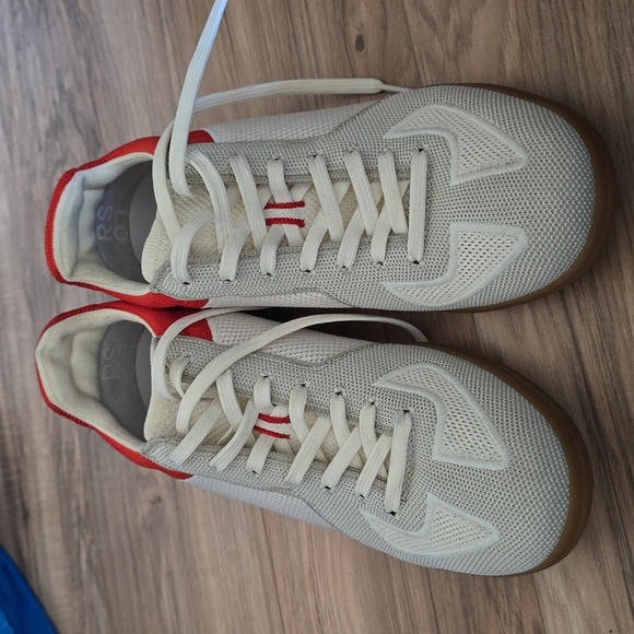 ROTHYS The RS01 Sneaker Off White Red Grey Up Comfort Gum Bottom Men Size 8 NWOB - Picture 4 of 7